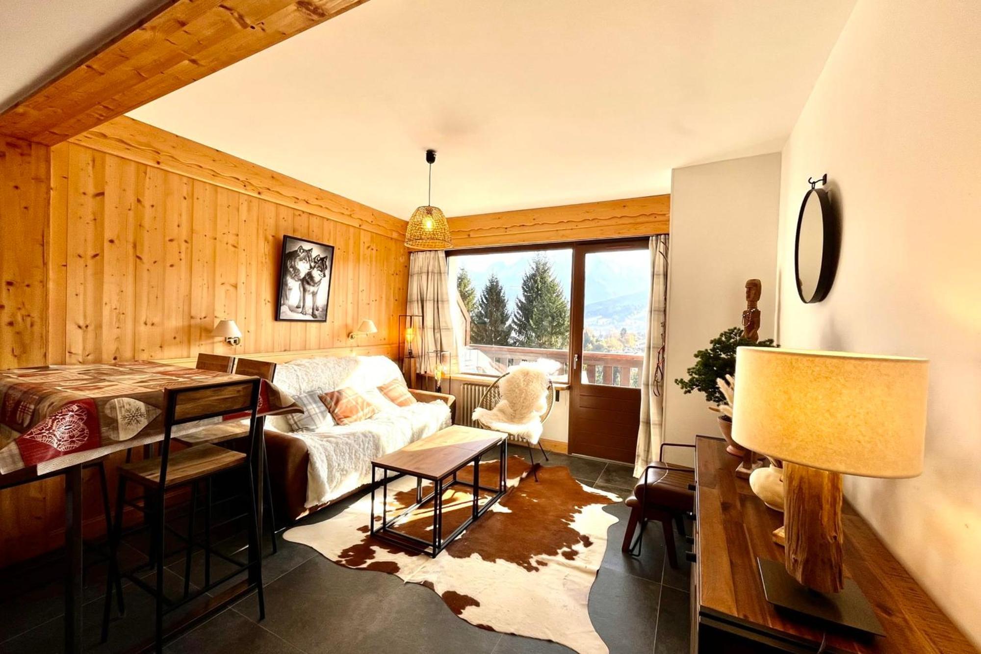 Superb Cosy Apartment With Balcony Combloux Exterior foto