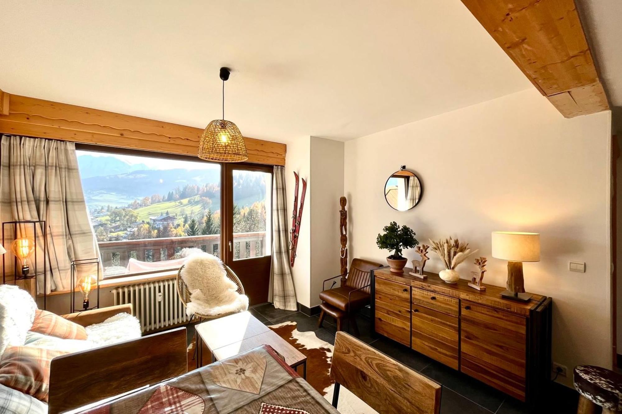 Superb Cosy Apartment With Balcony Combloux Exterior foto